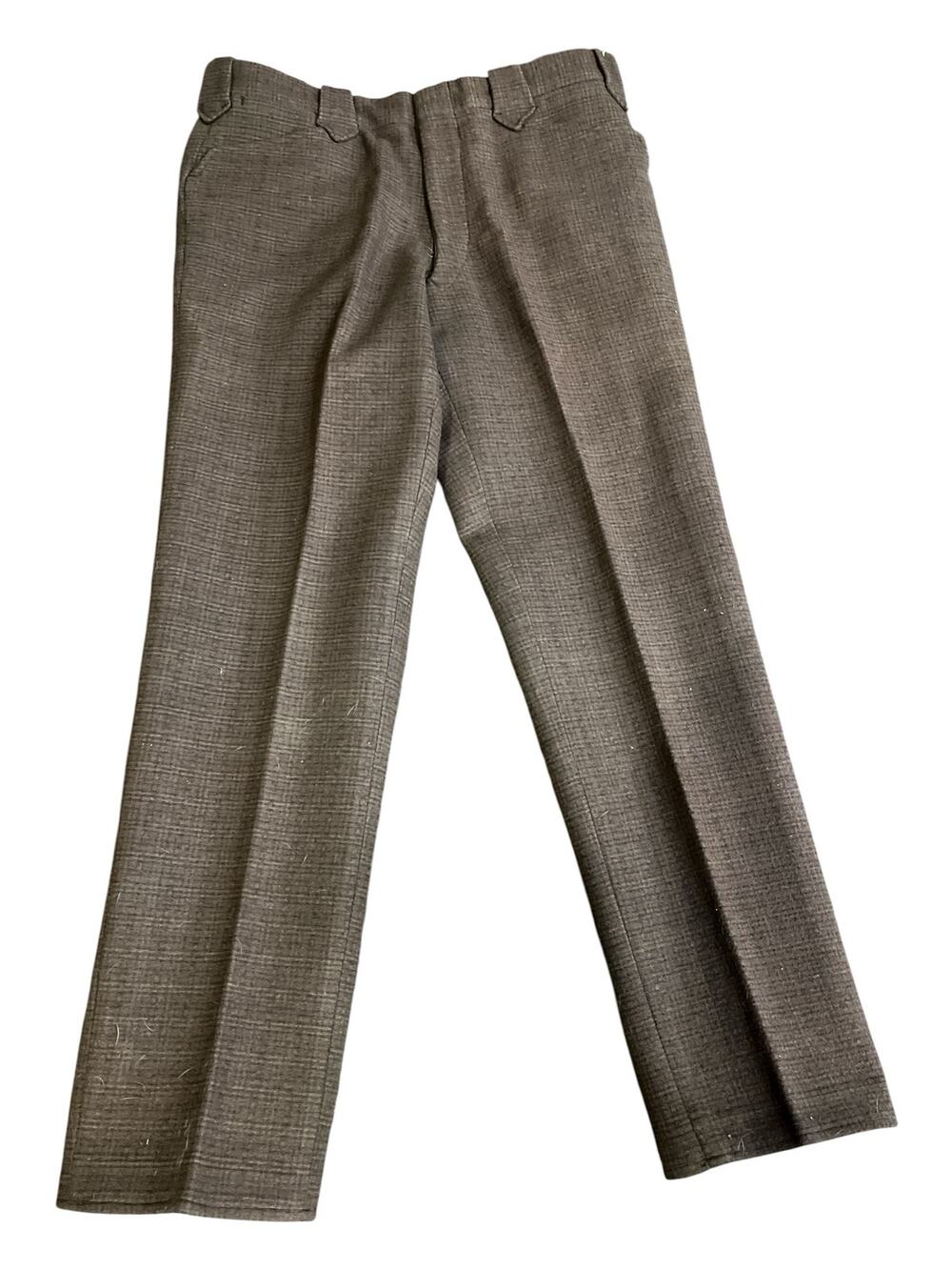 Vtg Eddie Bauer-Expedition Outfitter Men Pants-Heavy Wool Plaid-34x30-14